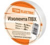 Изолента ПВХ 0,13*15мм белая 20м TDM