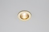 Светильник потолочный, штампованная сталь, золото CAST 73 MR16
