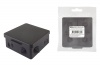 Распаячная коробка ОП 100х100х55мм IP54, 8вх., черная TDM
