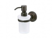 Дозатор для жидкого мыла WasserKraft 150мл, навесной, т.бронза