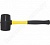 Киянка резиновая, 450г, фиброгласовая рукоятка, 60 мм