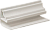 ПВХ Плинтус верхний 3м Белый 8мм
