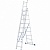 Лестница алюминиевая трехсекционная 3*9 ступеней СИБРТЕХ