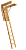 Лестница чердачная Docke STANDART 60*120*280 см