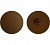 Заглушка №2 (темно-коричневая), европодвес, (50 шт) Стройметиз